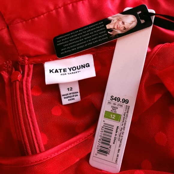 Kate Young for Target Women Dress Zip Back Size 12 - NWT - Picture 6 of 7